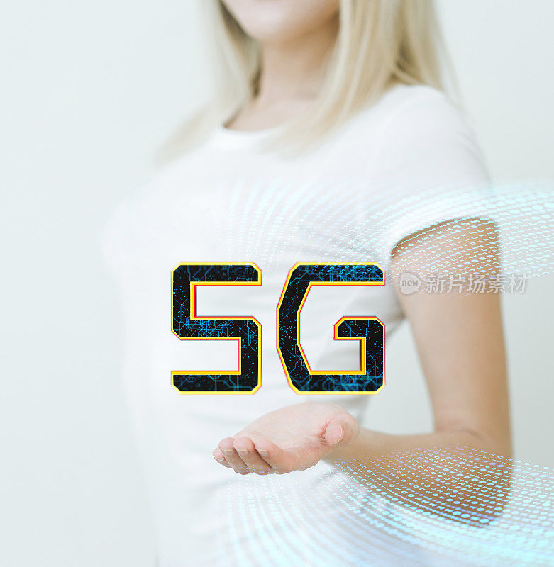 5G wifi技术数字概念